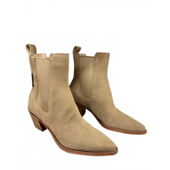 NEW DOLCE VITA women's shadie h2o suede boot in dark brown - Picture 3 of 6